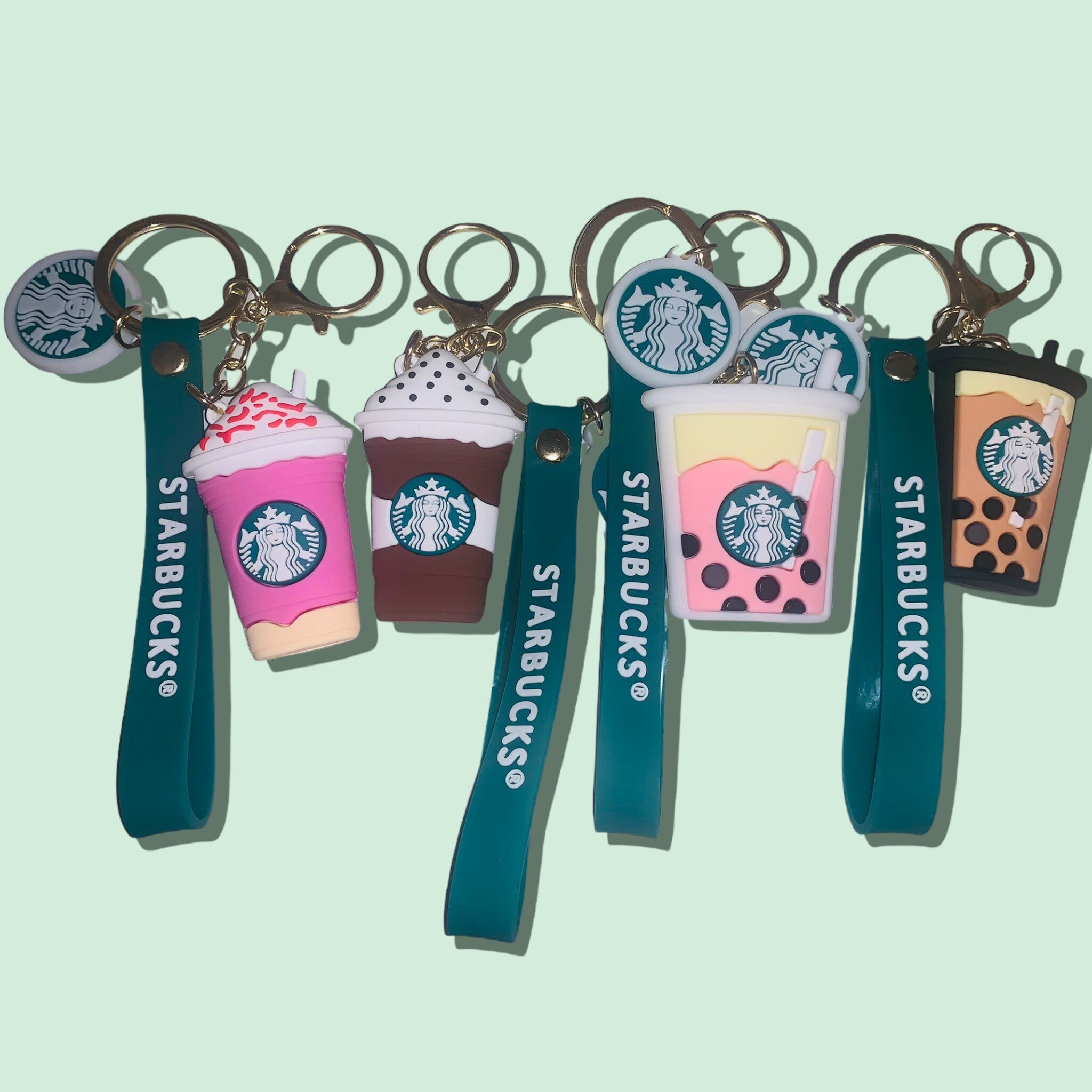 Starbucks, Accessories, Starbucks Keychain Mocha Frappe Boba Cup You  Choose One