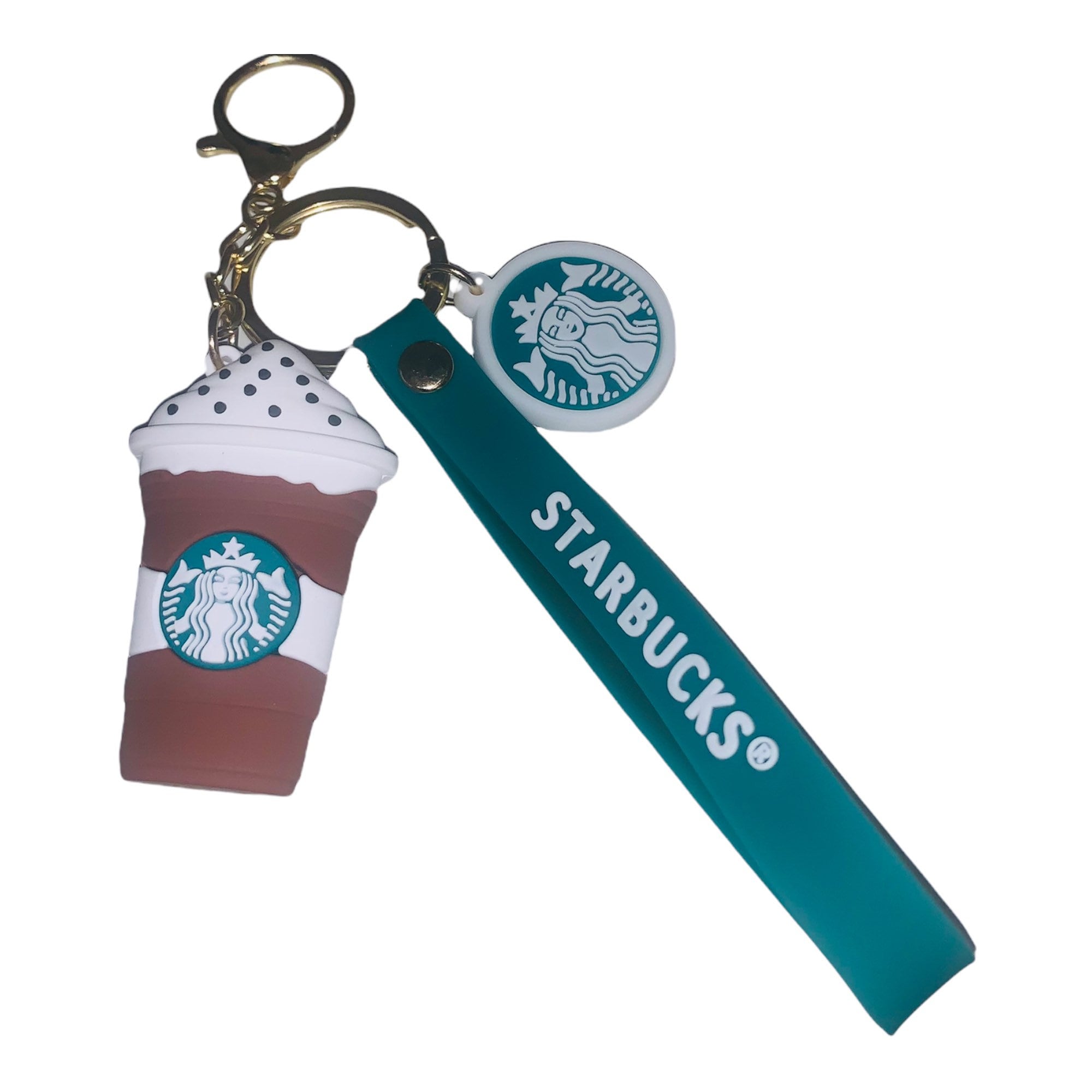Starbucks Silicone Frappuccino Keychain, Frappe Keyring, Starbucks Keyring